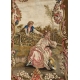 French tapestry "Gallant Scene"