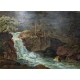 Tableau "Cascade dans la foret"