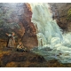 Tableau "Cascade dans la foret"