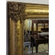 Grand miroir Napoléon III en bois doré