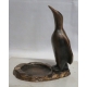 Cendrier Pingouin en bronze