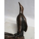 Cendrier Pingouin en bronze