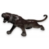 Tigre rugissant en bronze marque Gyôkô SAKU