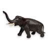 Eléphant en bronze défenses en ivoire