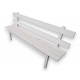 Banc en bois blanc