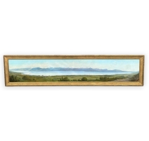 Tableau "Panoramique du Lac Léman"