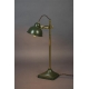 Lampe TODD en laiton et métal vert