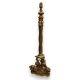 Lampe colonne en bronze reposant sur 3 poissons