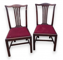 Paire de chaises Chippendale