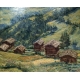 Tableau "Grimentz" signé J.A. MUSSLER