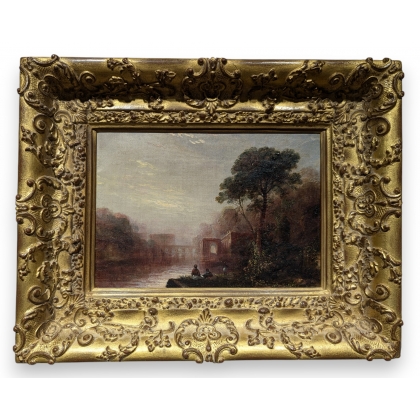 Tableau "Vue d'Italie"