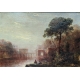 Tableau "Vue d'Italie"