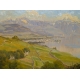 Tableau "Vue du Lac" signé A. PONCI