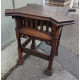 Small Gothic table, carved woo