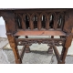 Small Gothic table, carved woo