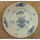 Assiette en porcelaine chinoise bleu et blanc