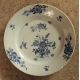 Assiette en porcelaine chinoise bleu et blanc