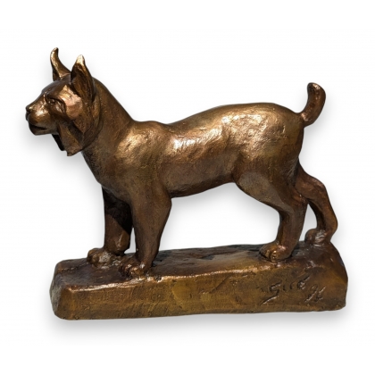 Bronze "Lynx d'Europe" signé GICÉ 96