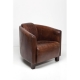 Fauteuil club Cigar marron