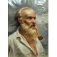 Tableau"Portrait homme" signé FRIGERIO