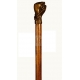 Walking stick with golden brass knob "Horse"