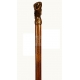 Walking stick with golden brass knob "Horse"