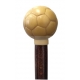 Canne avec pommeau "Ballon de football"