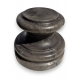 Socle rond en marbre noir - moyen