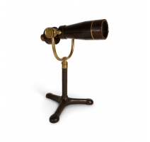 Telescope de bureau gainé cuir