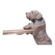 Table Chien debout en bois sculpté de Brienz