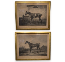 Paire de gravures "Cheval" par VERNET