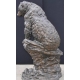 Bronze "Ours brun assis sur un rocher"