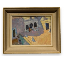 Tableau "Mosquée à Terme" signé STOCKLI