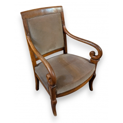 Fauteuil Directoire à crosse