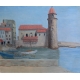 Tableau "Collioure" signé Loic FRANCFORT