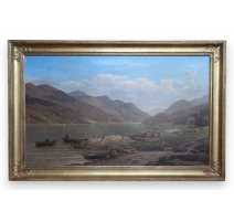 Tableau "Loch Long" signé ROFFIAEN