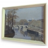 Tableau "La Seine à Paris" signé VALLETTE