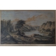 Gravure "Lac de Bro" par CHATELET