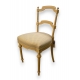Paire de chaises Napoléon III laquées