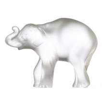 Sculpture en verre "Elephanteau" Signé LALIQUE