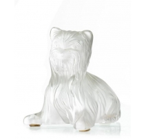 Sculpture en verre "Chien" Signé LALIQUE