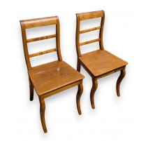 Paire de chaises Louis-Philippe