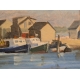 Tableau "Harbour" signé A. McGHEE