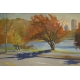 Tableau "Tree in october" signé A. McGHEE