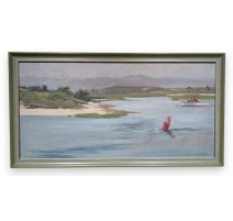 Tableau "Martha's Vineyard" signé A. McGHEE