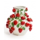 Vase "Fraises" en céramique