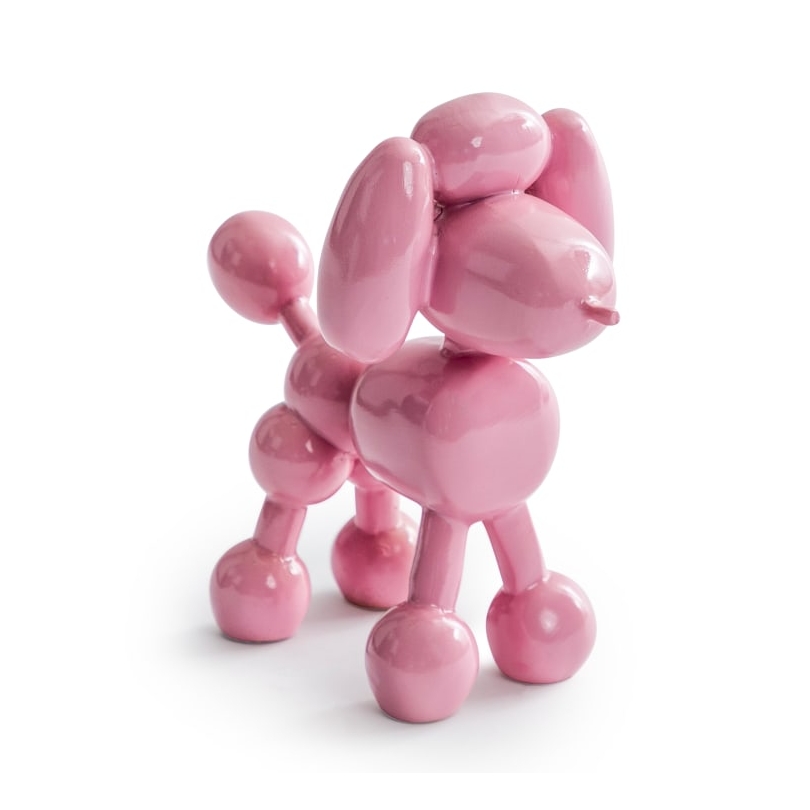 Caniche stylisé rose