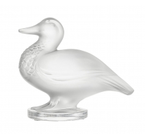 Canard en verre signée Lalique France