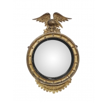 Miroir Regency "Aigle" glace convexe