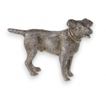 Chien en argent par S.M.D. Castings